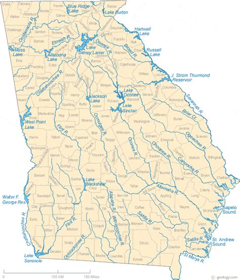 creeks and rivers in georgia.